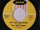 TRUE TONES: He's Got The Nerve 45 rare Soul