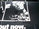 THE DAMNED 100% ORIGINAL SIGNED FIRST ALBUM ADVERTISMENT POSTER  PUNK