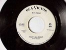 ELVIS PRESLEY (PROMO) (THATS ALL RIGHT / BLUE MOON OF KENTUCKY) 447-0601 (RARE)