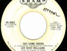 LEE SHOT WILLIAMS Get Some Order FUNK 45 on SHAMA 4002