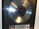 Metallica Master of Puppets platin Schallplatte goldene