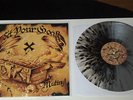 SET YOUR GOALS MUTINY HALF GREY/ HALF CLEAR W/BLACK SPLATTER VINYL RARE OOP