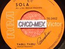 AMAZING RARE FEMALE LATIN FUNK BOSSA SCAT MEXICO ?SOLA? KILLER TABU 45RPM ???