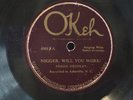 FISHER HENDLEY OKEH 45012 COUNTRY 78 RPM V/V- R. CRUMB