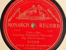 red seal Victor Monarch Record 81026, 91008 - Enrico Caruso - opera 78rpm