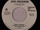 rare Modern Soul 45 TERRY GENGIS ooh sha sha MCA Hear