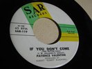 Rare Great Soul Patience Valentine If You Don't Come / I Miss You So SAR 119