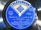 5x 78rpm EUGEN JOCHUM conducts BRAHMS Symphony 1 - TELEFUNKEN BERLIN 1938