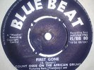 BLUE BEAT Winston & Roy Count Ossie Babylon Gone / First Gone BB 80 RARE SKA