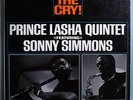 PRINCE LASHA w/SONNY SIMMONS CRY ULTRA-RARE ORIG '63 CONTEMPORARY MONO LP NICE