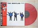 THE BEATLES / HELP JAPAN REDWAX LP / OBI, 20 YEAR ANIVERSARY LIMITED, MONO, NM