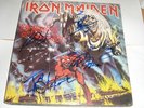 IRON MAIDEN - THE NUMBER OF THE BEAST - LP SLEEVE (SIGNED)
