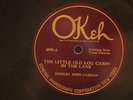 FIDDLIN' JOHN CARSON OKEH 4890 COUNTRY 78 RPM E+