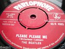 BEATLES PLEASE PLEASE ME UK 1st ISSUE PARLOPHONE  RED LABEL  EX +VINYL