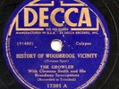 GROWLER / ATILLA THE HUN & LORD EXECUTOR 1938 US DECCA TRINIDAD CALYPSO 78 RPM