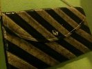 Vintage Dior Snakeskin Look Clutch Bag -strap Included For Shoulder Bag