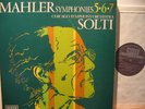 GEORG SOLTI uk LP MAHLER SYMPHONIES 5 6 7 Classical 5 LP BOX WITH BOOKLET/SHIPPI