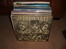 collection of records pink flyd jimi hendrix uria heep the beatles roy harper