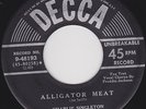 BLUES 45 RPM- CHARLIE SINGLETON on DECCA RECORDS