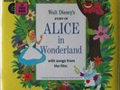 ALICE WONDERLAND (yellow cover) Carroll 306 Disney Read Along Book Record SEALED
