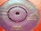 ELVIS PRESLEY Hound Dog / Don't Be Cruel RARE ORIG UK 1956 HMV GOLD PRINT LABEL