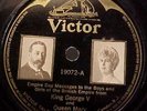 RARE HISTORICAL-BRITISH KING GEORGE V, QUEEN MARY TALK+GOD SAVE QUEEN PICTURE 78