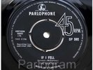 Beatles - If I Fell/Tell Me Why - UK 1964 *EXPORT* Parlophone 45 EX+ & Shop Bag