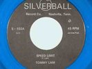 TOMMY LAM - SPEED LIMIT  RARE KILLER ROCKABILLY REPRO BLUE WAX SPEEDBALL