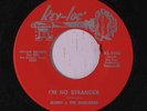 SUNNY & SUNLINERS: I'm No Stranger / When It Rains 45 rare Soul