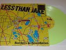 LESS THAN JAKE - Borders & Boundaries LP YELLOW VINYL nofx lagwagon mxpx weezer
