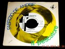 FABRIZIO DE ANDRE'    --- il pescatore ---   hole cover promo
