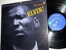 ELVIN JONES & COMPANY Elvin  silver on blue RIVERSIDE LP Stereo RLP 409