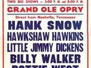 Rare Rockabilly Hank Snow Hawkshaw Hawkins Dottie West Country Concert Poster