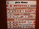  Reto Weber: LOVE PERCUSSION SONG LP Gold Records 11 067 in NM