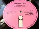EMERSON LAKE & PALMER: 1970 DEBUT UK ISLAND 1st PRESS EX++