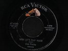 ROCKABILLY 45 ELVIS PRESLEY BABY LET'S PLAY HOUSE RCA 6383 SUN CLEAN
