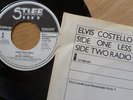 ELVIS COSTELLO first 7“ German NON-BLUE RIMMED ‘Less Than Zero’ COVER 1977