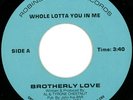 Brotherly Love : 80's Soul 45 on Robinson & Son 