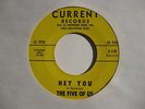 THE FIVE OF US hey you CURRENT 45 PSYCH garage mod  M-