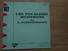 LP ALESSANDRO ALESSANDRONI VOCALISES MODERNES LIBRARY French SCAT  NMINT