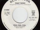 PEGGY MARCH - RCA 47-9033 - Fool Fool Fool - 1966 NORTHERN SOUL PROMO M-