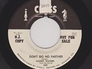 '56 Classic Blues MUDDY WATERS Don't Go No Farther CHESS 1630 M- PROMO HEAR NOW