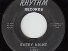 LYRICS - Rhythm 127/126 - Every Night / Come Back Baby - 1959 DOO-WOP 45 - RARE