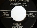 LOIS BLAINE & FOUR SOUNDS: Here Am I (rare soul vinyl 45)