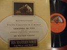 DE VITO MENDELSSOHN VIOLIN CONCERT EMI BLP 1008