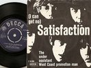 THE ROLLING STONES SATISFACTION EXPORT 45+PS 1965 SPELLING MISTAKE MOD FREAKBEAT