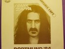 FRANK ZAPPA Dortmund '84 - Rare Euro LP - Prog Psych Mothers Of Invention