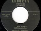 HOT BLACK ROCKER 45 LITTLE RAY CAMPBELL AUNT MARY KHOURY'S 707 HOT GUITAR