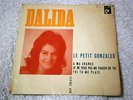 DALIDA - LE PETIT GONZALES +3 7/45 EP PORTUGAL PS 1962 RARE PORTUGUESE PRESS
