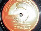 LUCETTE DESCAVES / RAVEL - DEBUSSY / DISQUE GRAMOPHONE  78 RPM